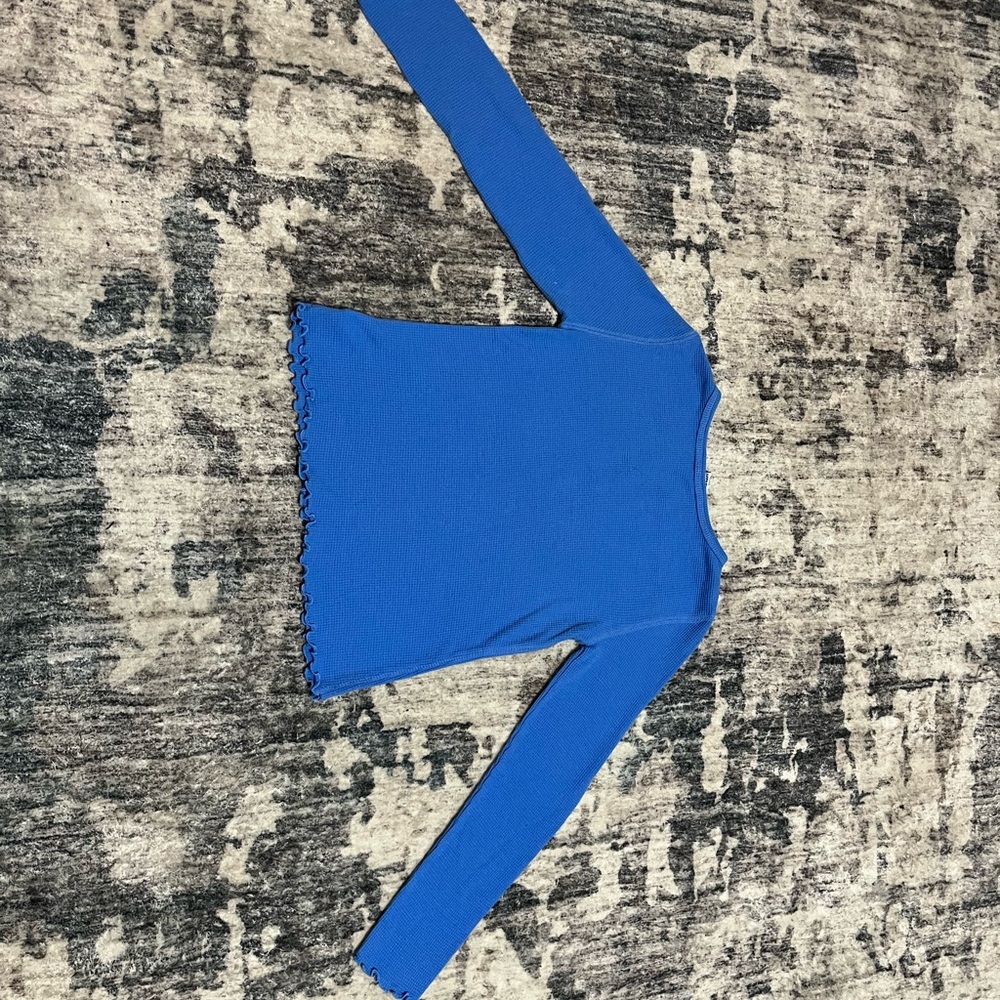 Blue Long Sleeve Top - Picture 2 of 2